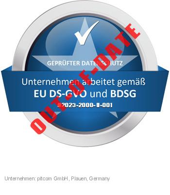 Siegel: geprüfter Datenschutz #2018-2000-U-001